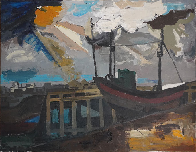 Huile, Marie Gaillet peintre