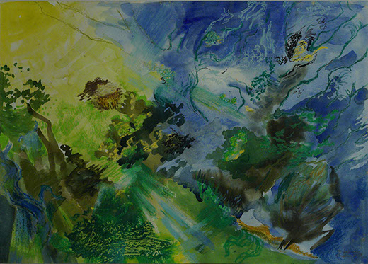 Huile, Marie Gaillet peintre