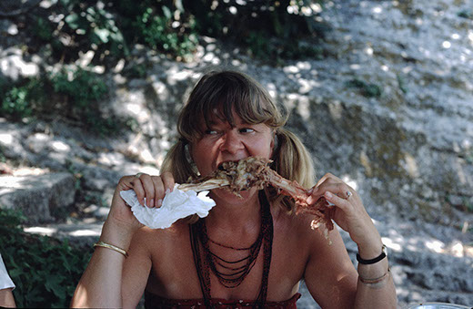 Marie Gaillet, Auberge de Regain, Saignon
