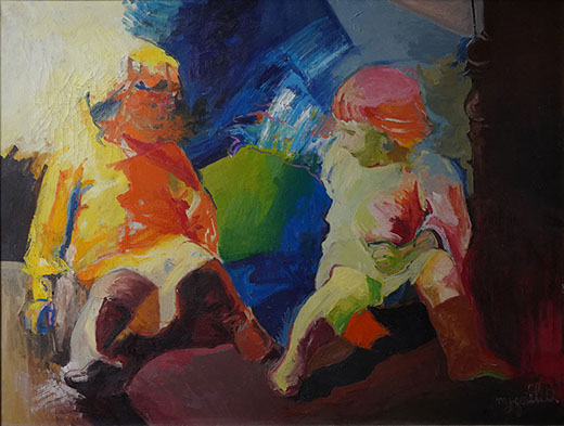 Huile, Marie Gaillet peintre