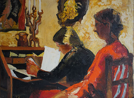 Huile, Marie Gaillet peintre