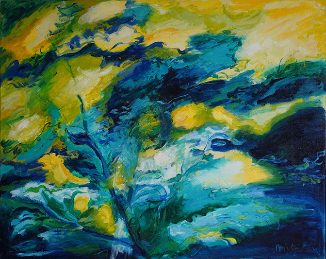 Huile, Marie Gaillet peintre