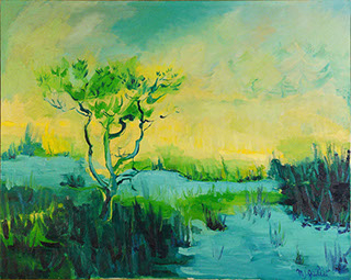 Huile, Marie Gaillet peintre