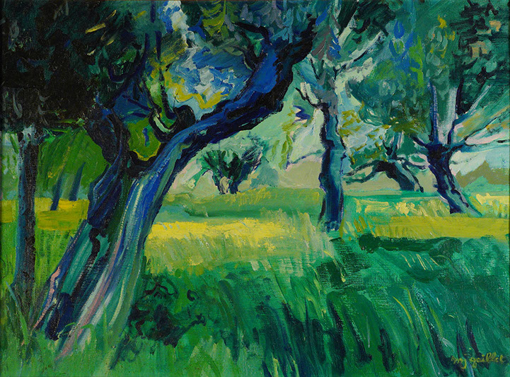 Huile, Marie Gaillet peintre