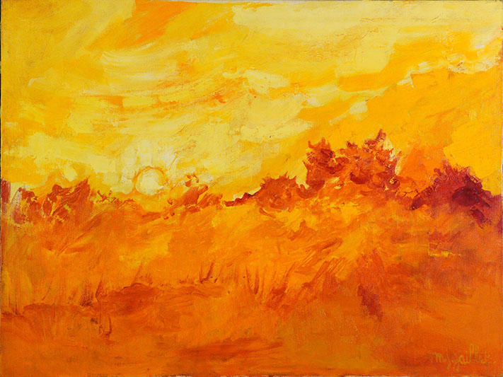 Huile, Marie Gaillet peintre