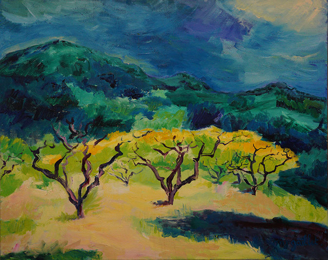 Huile, Marie Gaillet peintre