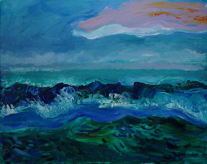 Huile, Marie Gaillet peintre