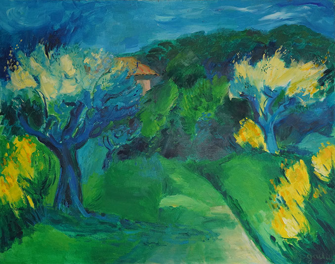 Huile, Marie Gaillet peintre