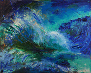 Huile, Marie Gaillet peintre