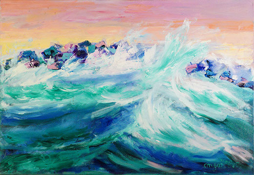 Huile, Marie Gaillet peintre