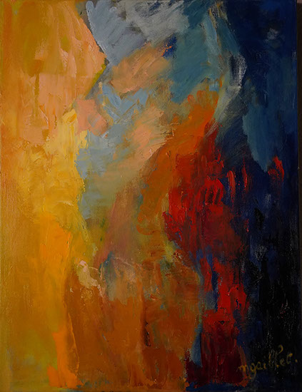 Huile, Marie Gaillet peintre