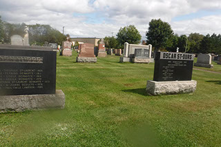 Tombe de Aquila Dehauffe à Shawinigan