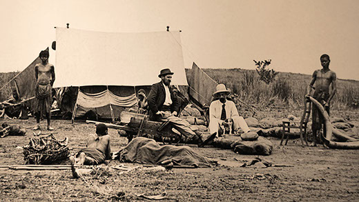 Hubert Biermans (center), Independent State of Congo