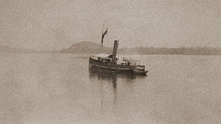 Steamer on the Congo River, Independent State of Congo