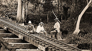 J H Biermans (right) Matadi-Léopoldville Railway 1890-1898, Independent State of Congo