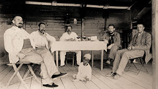 J H Biermans (left) Matadi-Léopoldville Railway 1890-1898, Independent State of Congo