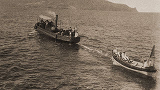 Steamer on the Congo River, Independent State of Congo