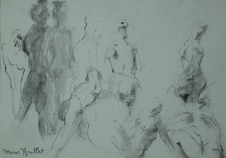 Esquisse, sketch, Marie Gaillet