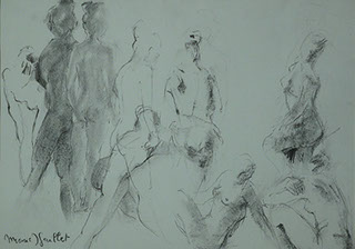 Esquisse, sketch, Marie Gaillet