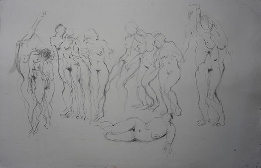 Esquisse, sketch, Marie Gaillet