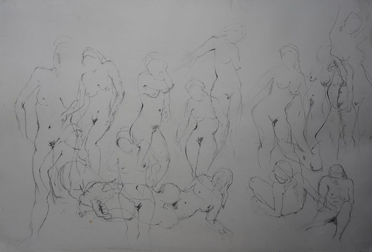 Esquisse, sketch, Marie Gaillet