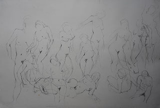 Esquisse, sketch, Marie Gaillet