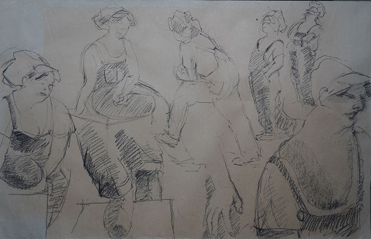 Esquisse, sketch, Marie Gaillet