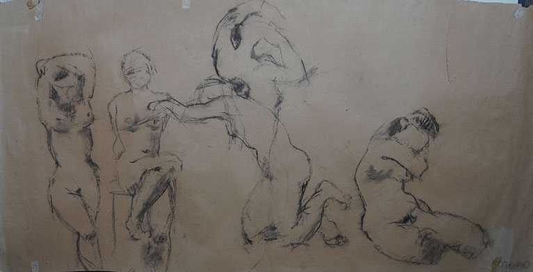 Esquisse, sketch, Marie Gaillet