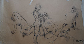 Esquisse, sketch, Marie Gaillet