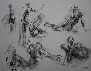 Esquisse, sketch, Marie Gaillet