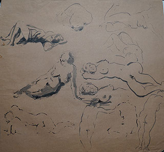 Esquisse, sketch, Marie Gaillet