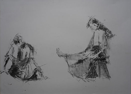 Esquisse, sketch, Marie Gaillet