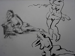 Esquisse, sketch, Marie Gaillet