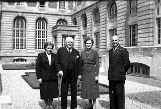 Melle Ricard, Jean Hubert Biermans and Mr et Mme Staquet,