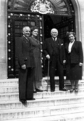 Mr et Mme Staquet, Jean Hubert Biermans and Melle Ricard