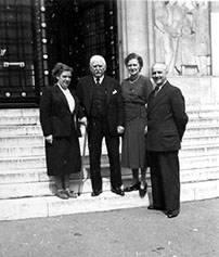 Melle Ricard, Jean Hubert Biermans, Mr et Mme Staquet 