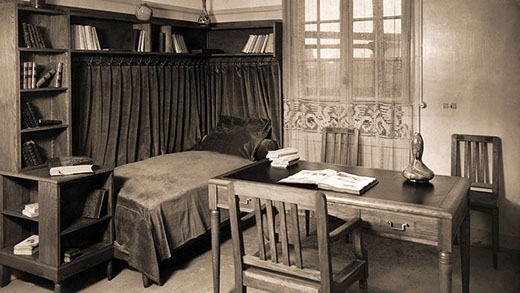 Boy's room. The furniture was chosen by Berthe Lapôtre