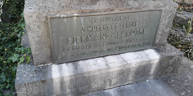 Remacle-Biermans grave, Morlanweltz Cemetery, Belgium